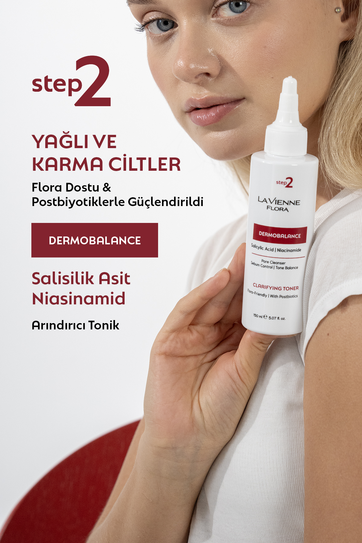 No:2 DermoBalance Salisilik Asit (BHA) & Niasinamid (Vitamin B3) Cilt Toniği
