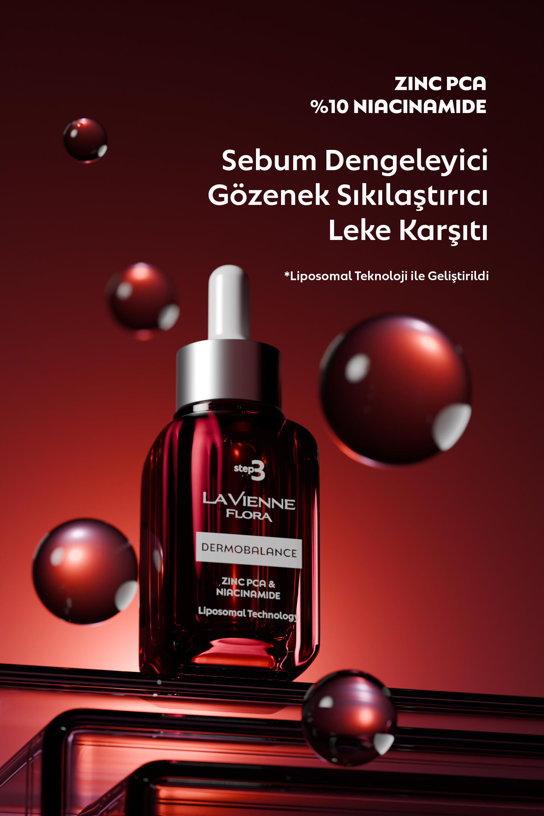 No: 3 DermoBalance Niasinamid %10 & Zinc PCA Cilt Serumu