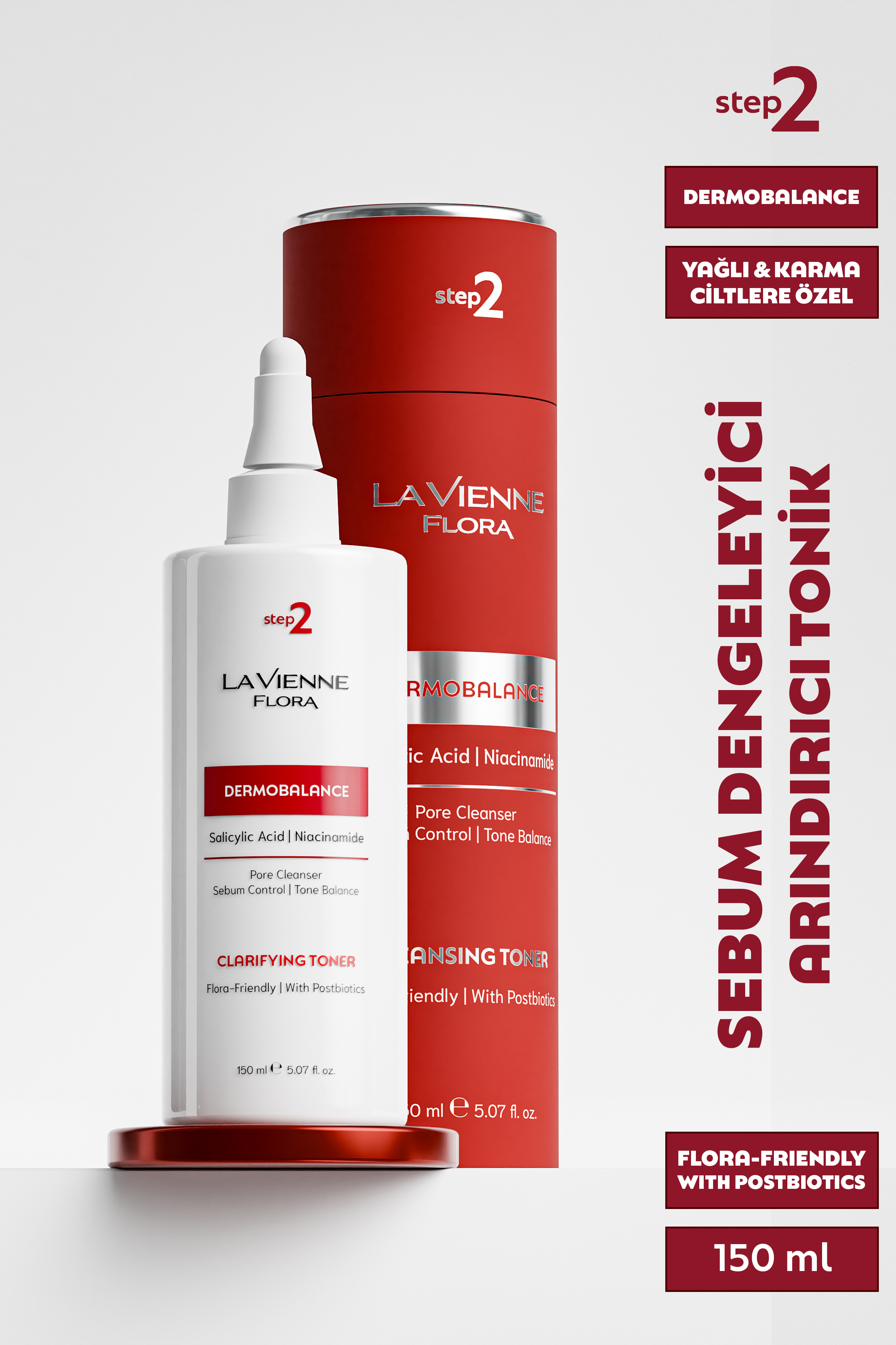 No:2 DermoBalance Salisilik Asit (BHA) & Niasinamid (Vitamin B3) Cilt Toniği