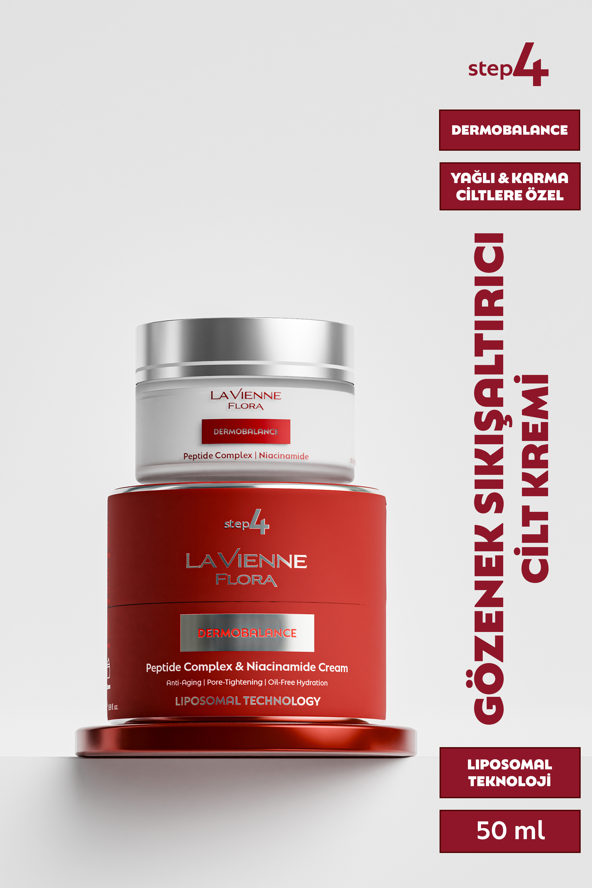 No: 4 DermoBalance Peptide Kompleksi & Niacinamide Cilt Kremi