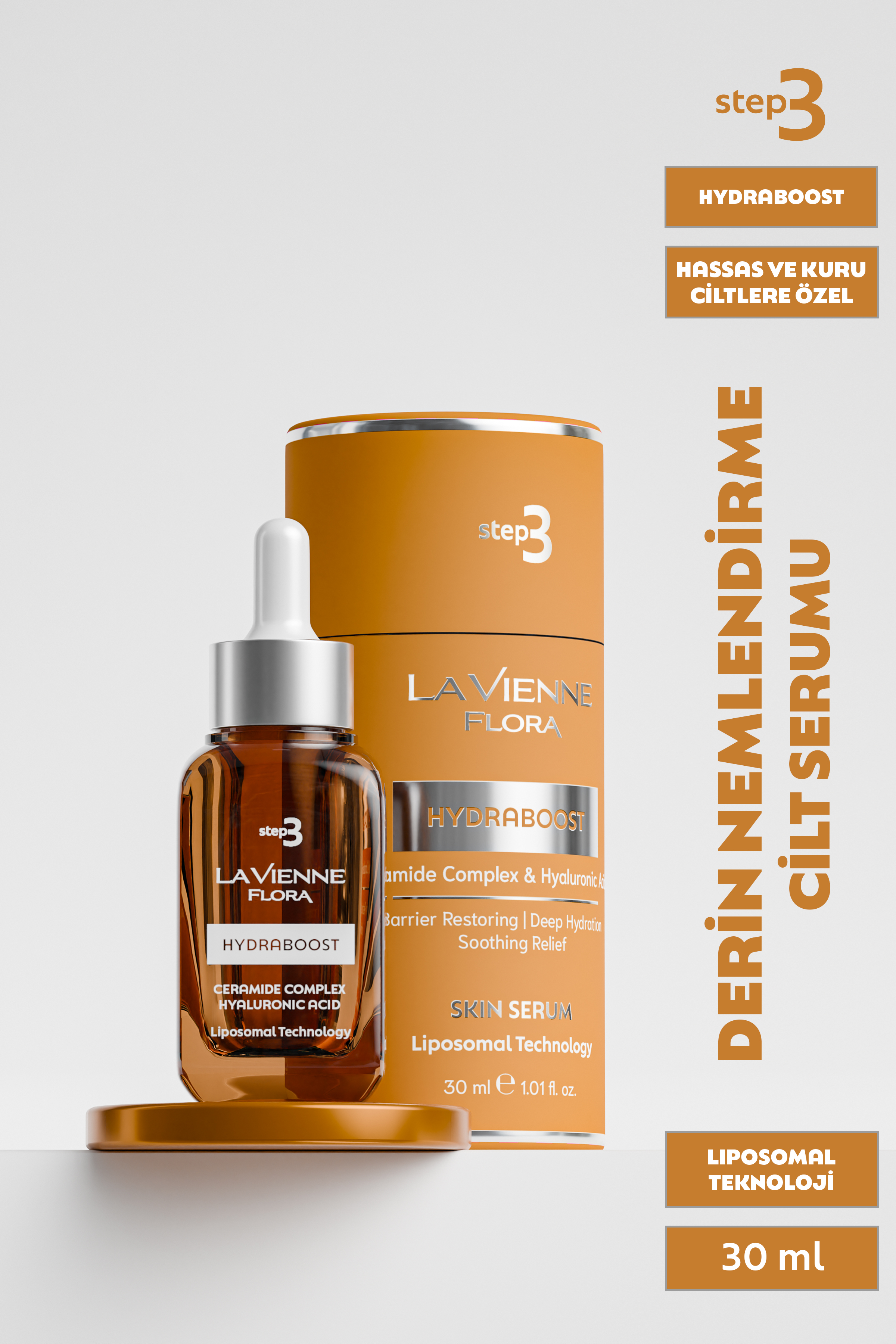 No: 3 HydraBoost Ceramide Complex & Hyaluronic Acid Cilt Serumu